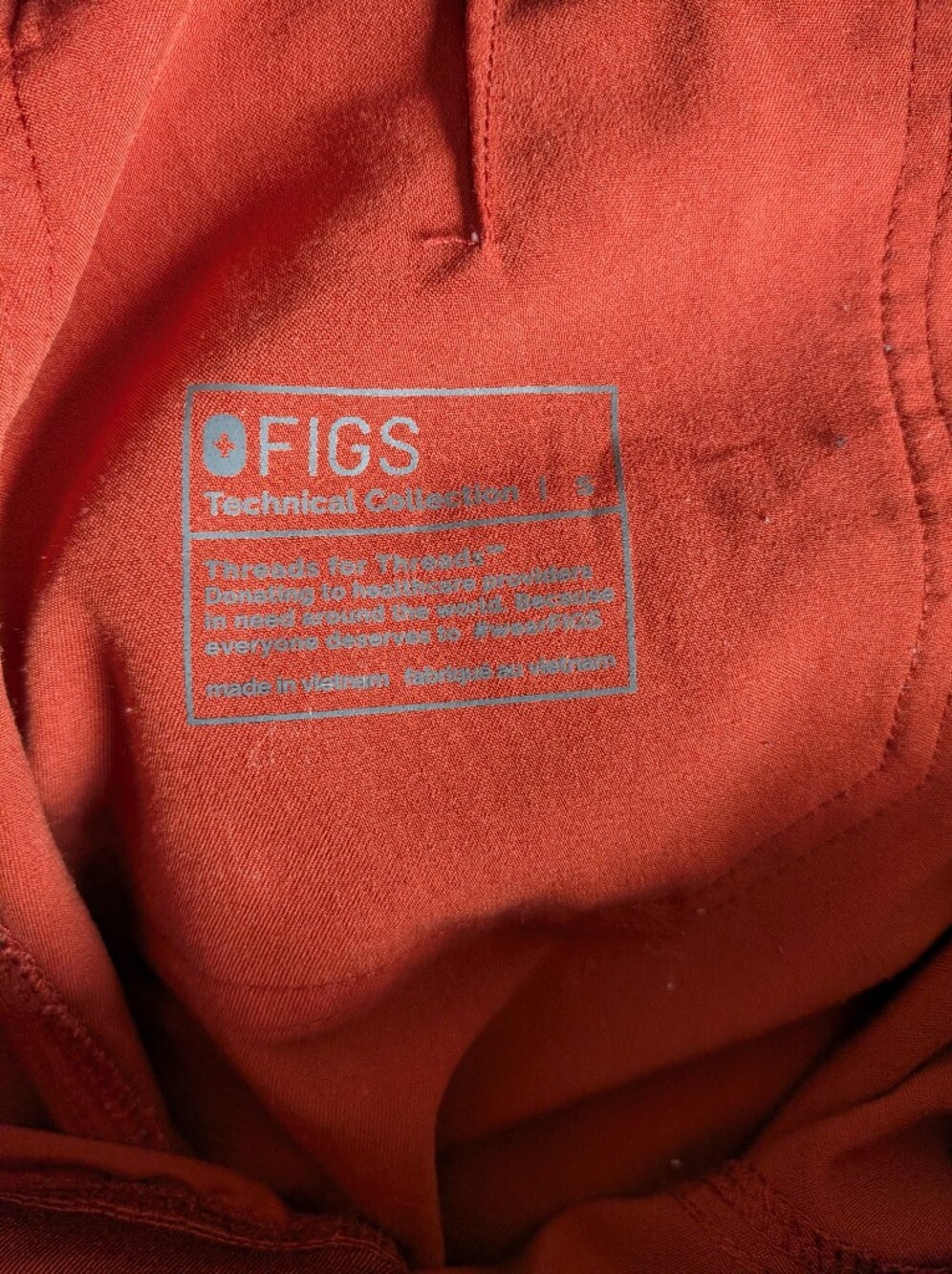 FIGS Scrub Pants In Clay - Women's Size S - Picture 4 of 4